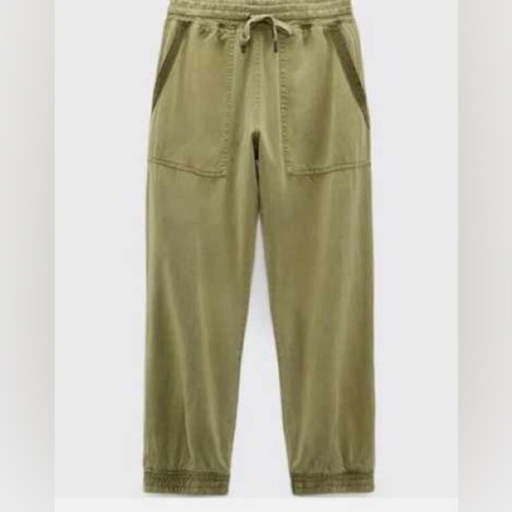 Zara Olive Cargo Pants for Men